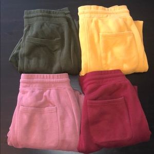 BUNDLE: 4 Drawstring Fleece Sweatpants/Joggers